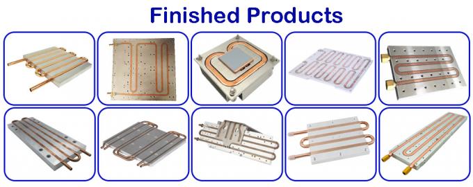 แผ่นอลูมิเนียมเย็นเหลวที่ผ่านการรับรอง ISO9001 สำหรับระบบทำความเย็น 4