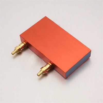Performance extrusion Aluminium Heat Sink Profiles Silver Color