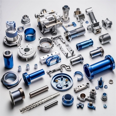 Anodized Colorful Custom Cnc Machined Aluminum Parts Products Mechanical Component