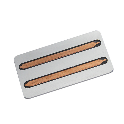 450W Stamped Cold Plate Heat Sink With Copper Tubes For CPU Water Cooling