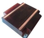 GS ROHS Aluminum Heat Sinks ,Thin Round Silver Copper Cooling Fin
