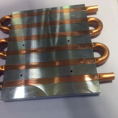 T5 Water Liquid Cooling Heatsink , Al6061 Bonded Fin Heat Sink