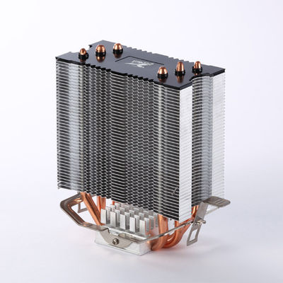 Aluminum Bonded Fin Copper Pipe Heat Sink Folded 75w Heat Dissipation