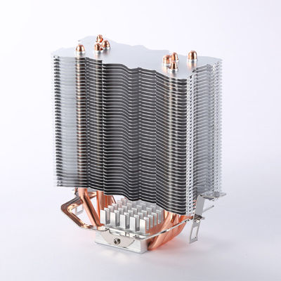 Aluminum Bonded Fin Copper Pipe Heat Sink Folded 75w Heat Dissipation