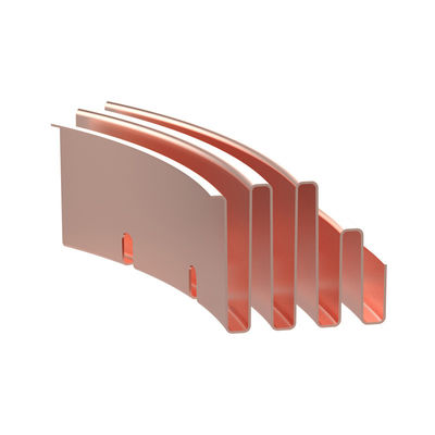 Customized Folded Fin Heatsink Stacked Fin Copper For Various Shapes