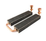 Customzied 0.1mm Zipper Fin Copper Pipe Heat Sink For Medical Equipment