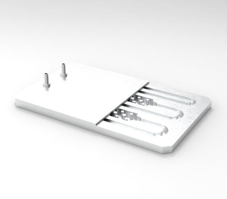 OEM Liquid Water Cooling Plate With Stainless Steel Tube Heatsink Aluminum Liquid Cold Plate