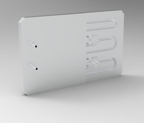 OEM Liquid Water Cooling Plate With Stainless Steel Tube Heatsink Aluminum Liquid Cold Plate