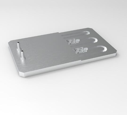 OEM Liquid Water Cooling Plate With Stainless Steel Tube Heatsink Aluminum Liquid Cold Plate