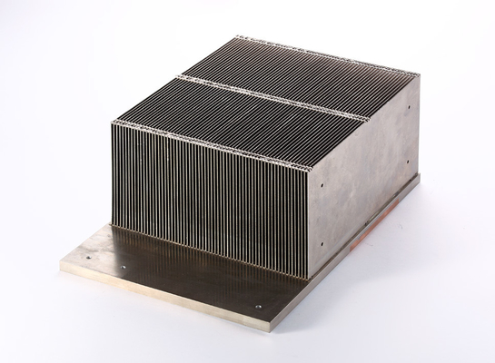 IP55 Copper Pipe Heat Sink With Die Casting Process And Black Anodize