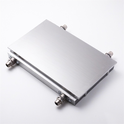 Performance extrusion Aluminium Heat Sink Profiles Silver Color